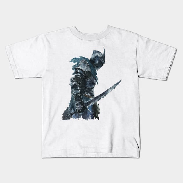 dark soul Kids T-Shirt by enzo studios